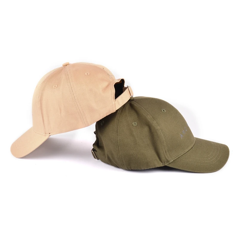Military style 100% cotton hat custom logo army baseball cap