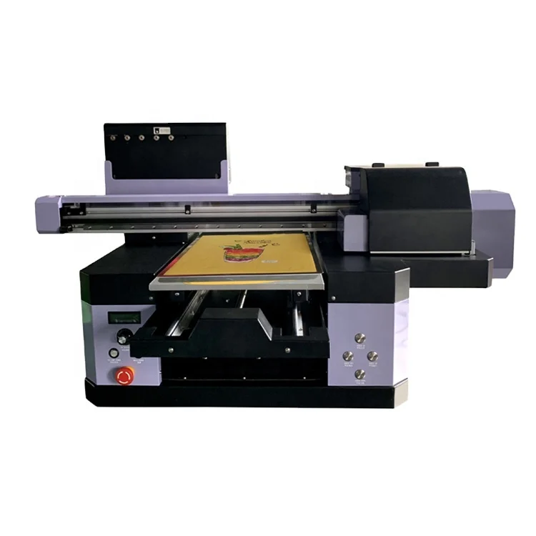 
2020 factory price double printhead A3 UV printer for wood glass metal 