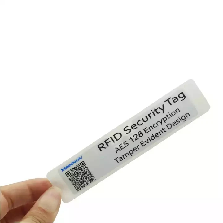 UHF rfid asset tags smart label rfid security retail tag with qr code