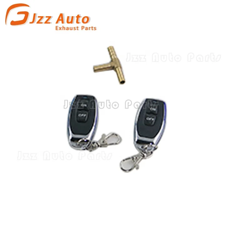 JZZ 3' Inch Stainless Steel Valve Muffler valvetronic exhaust Muffler With Vaccum Exhaust Cutout Remote Control Set