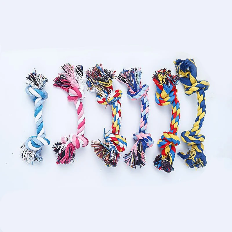 Large Dog Chew Toys for Aggressive Chewers 18cm 21cm 23cm 26cm  double molar tooth cleaning tooth rope