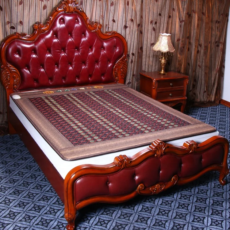 
Factory price jade tourmaline massage and heating mattress 