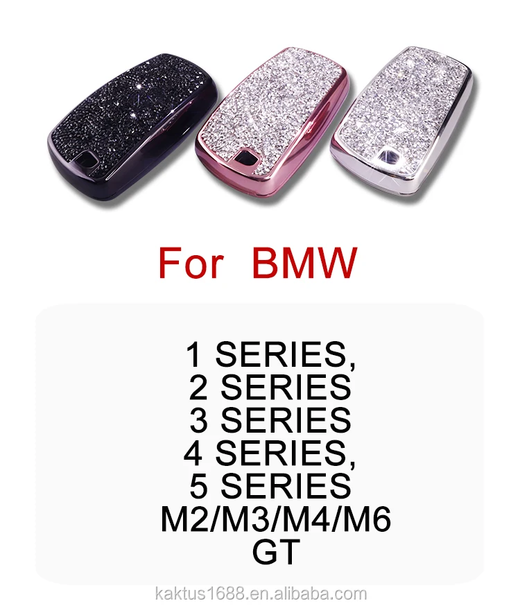 Чехол для автомобильного ключа BMW 5/3 серии M2M3M4M6 PC Алмазный кристаллический защитный