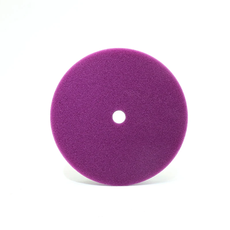 Private Logo cars pad purple foam buffing pad for middle cut