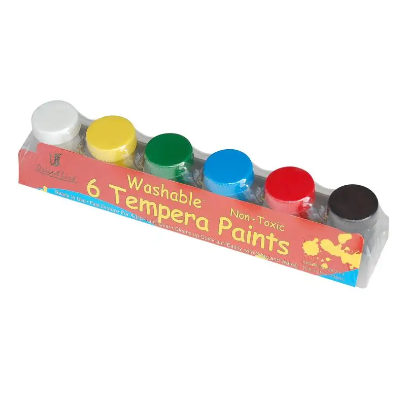 Multi-color finger paint for children