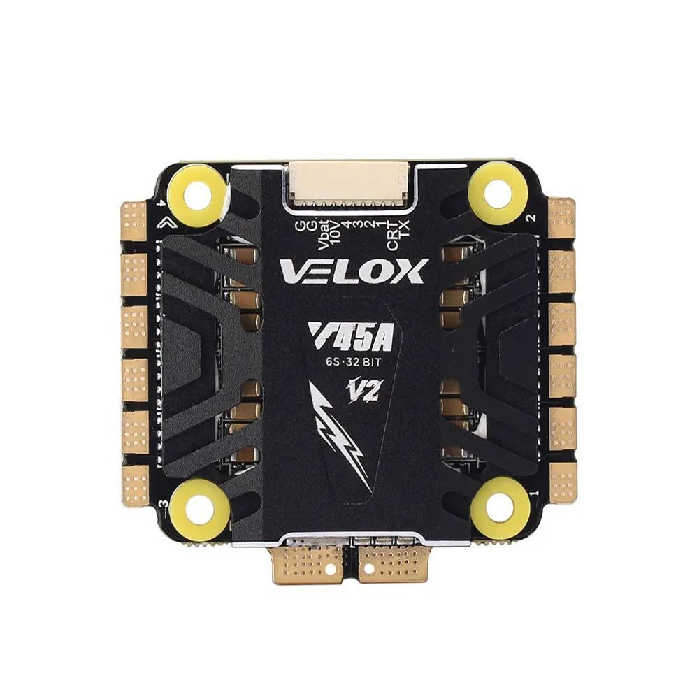 T-Motor VELOX PACER V45A V2 4in1 ESC 3-6S Lipo 32BIT With 10V/2A BEC Speed Controller 30.5x30.5mm for FPV RC Racing Drone