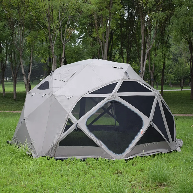 Outdoor Ball Tent Portable Folding Automatic Storm Proof Field Picnic Camping Dome Tent For Glamping