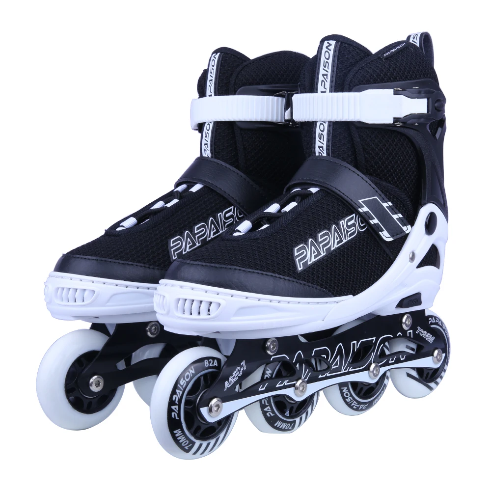 2020 new technology adjustable size no MOQ cheaper shipping cost  LED 4 wheels inline roller quad skates