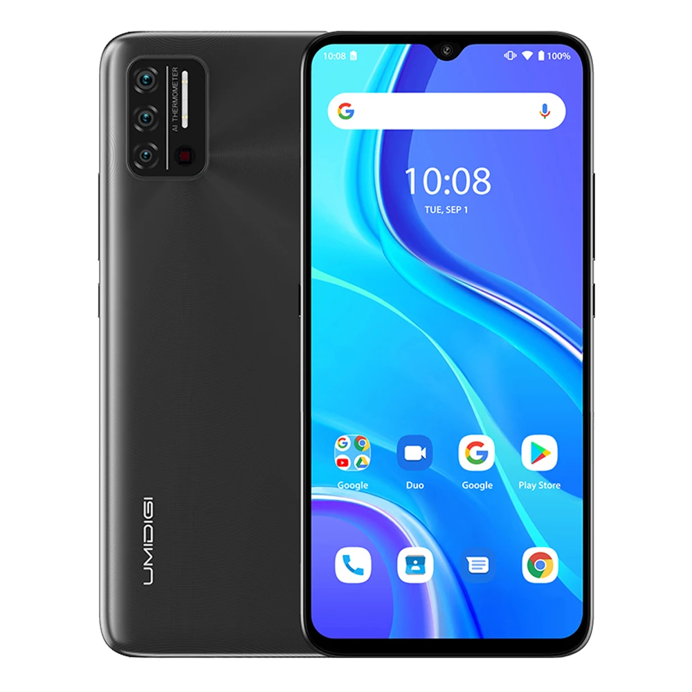 Смартфон UMIDIGI A7S, Android, 4150 мАч, 2 ГБ/32 ГБ, тройная камера, 6,53 дюйма, 13 МП, селфи, тройные слоты, двойной мобильный телефон 4G