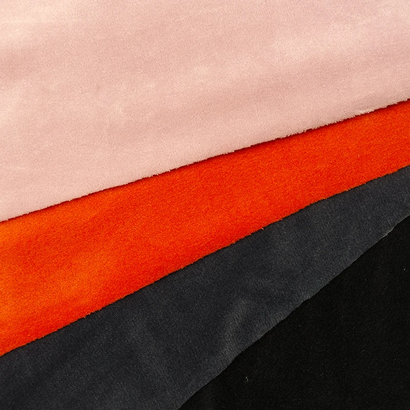 Супермягкий бархат с спандексом для одежды и одеял