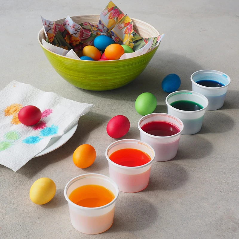 Factory Wholesale Food Grade Easter Egg Dye Dry Tablet Pigment for DIY Egg Colorful Tablets Edible Colorant Effervescent Tablet