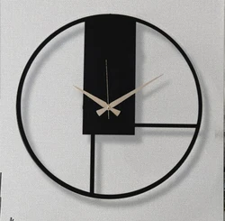 SWT Hot Sale Large Vintage Metal Silent Living Room Art Taiwan Quartz Decorative Wall Clock