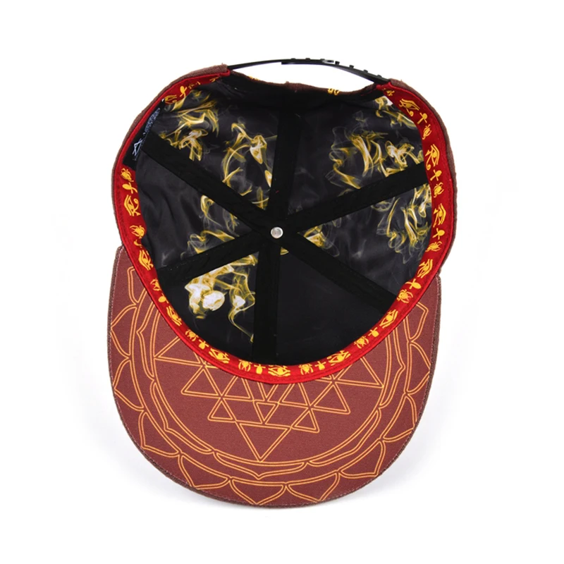 Wholesale Custom 5 Panel Flat Brim Embroidery Design Sports Hemp Snapback Hats and Caps