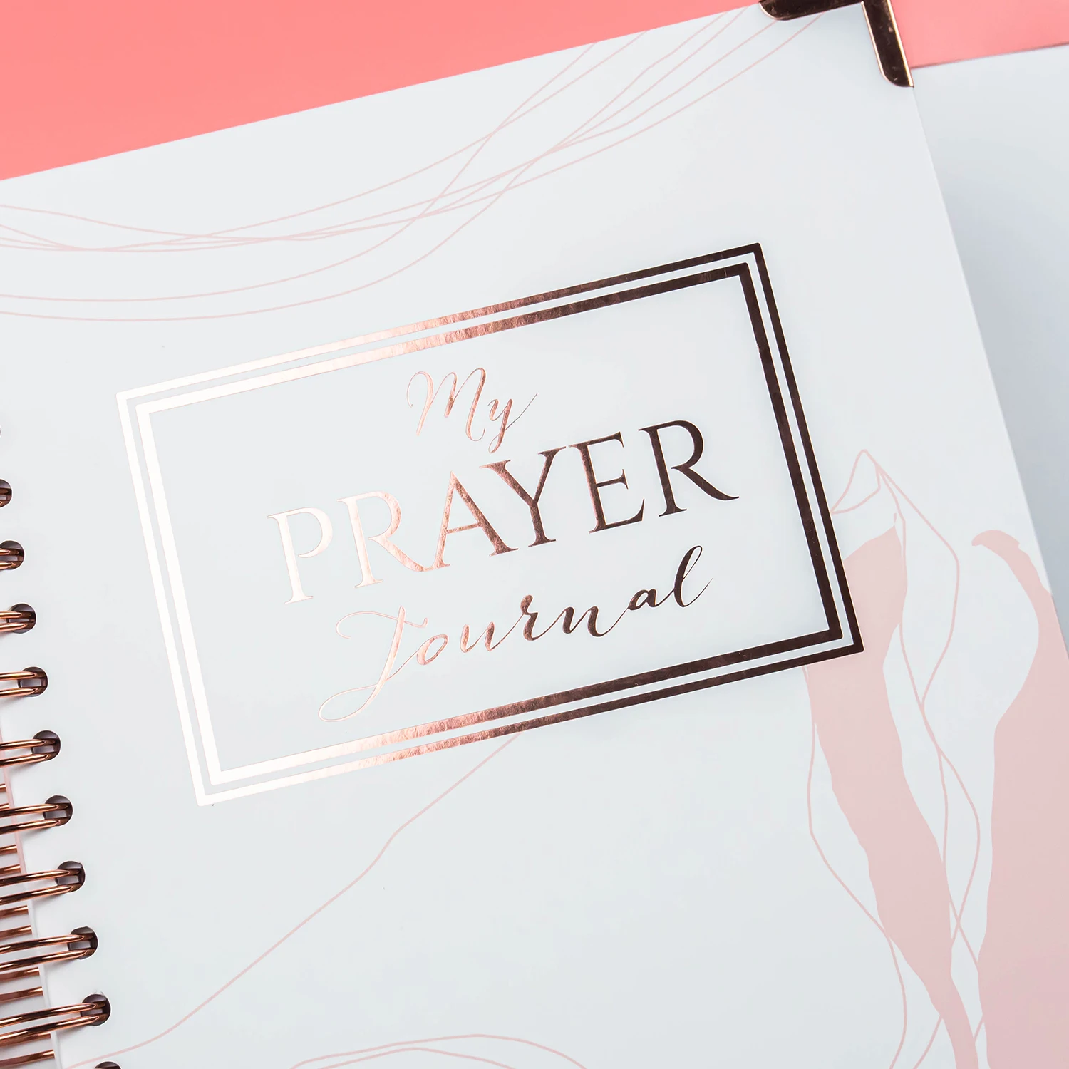 Custom Printing Hardcover Spiral Affirmation Gratitude Self Care Planner Manifestation Prayer Sermon Journal Bible Note books