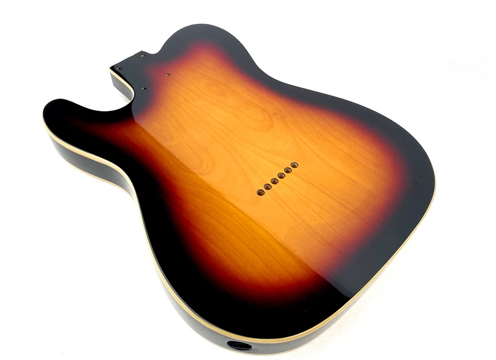 Ufinished Nitrolacquer Polyurethane Electric Guitar Body Matt Alder Wood ST Guitar Body