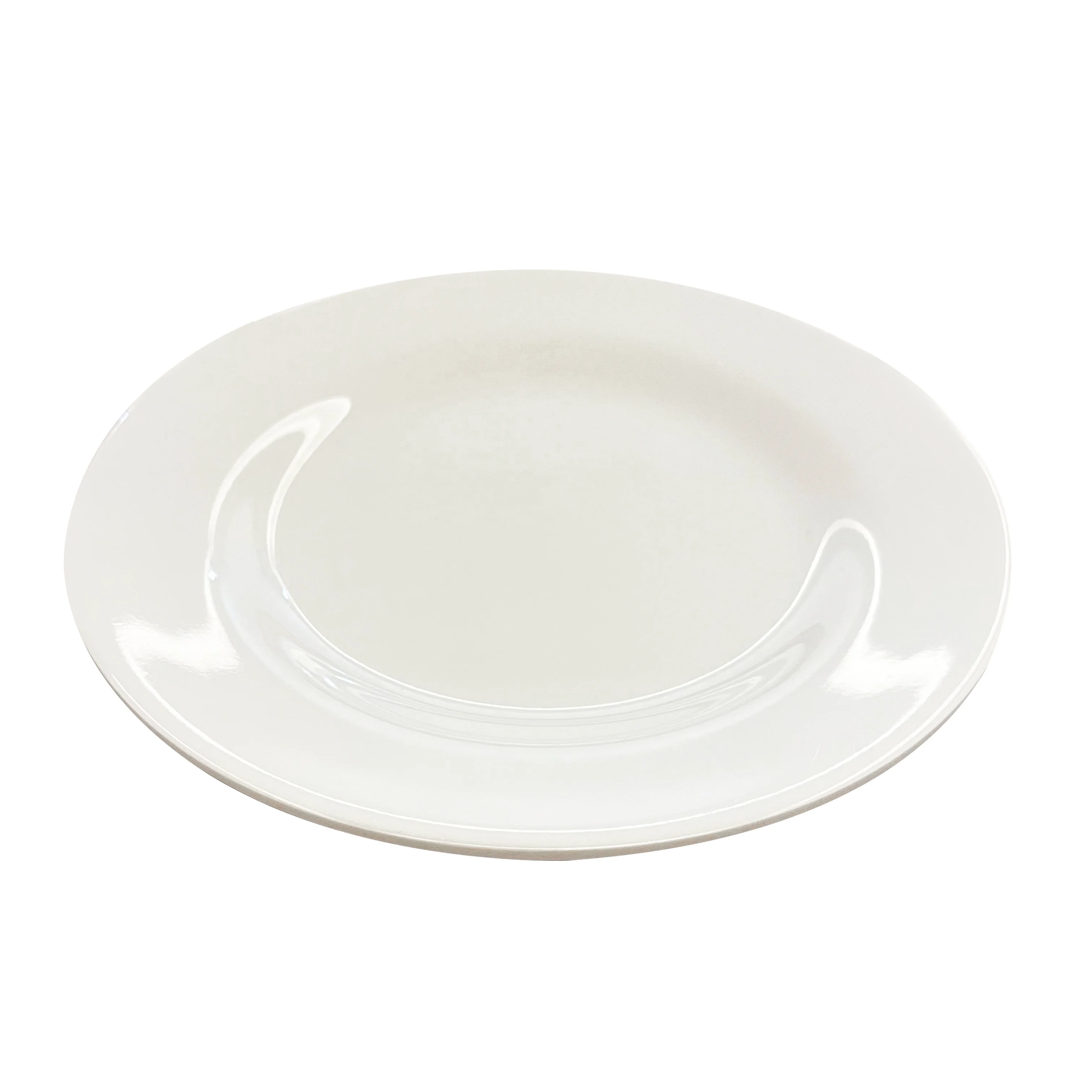 Hot Selling Good Quality Party Dessert Plate Restaurant Dinner Plastic Black Plate