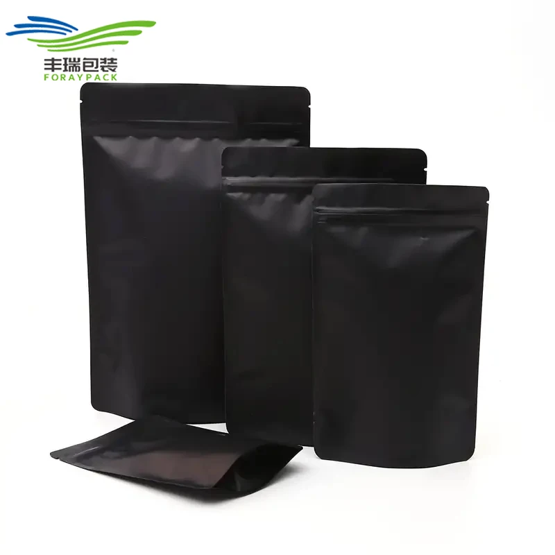 Custom Matte Black Retort Pouch Food Spices Packaging Bags bDog Food Packaging Kitchen Gadgets For Restaurant/Cafes