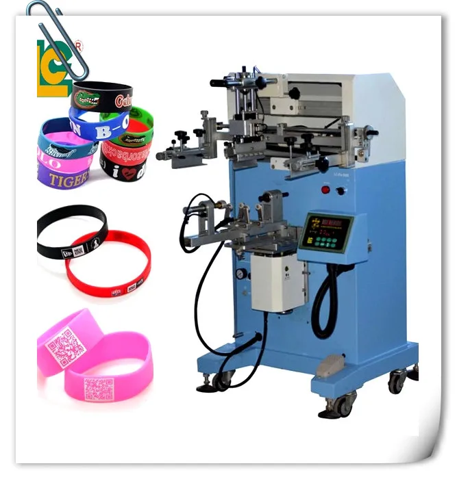 Цилиндрические полуавтоматические машины для трафаретной печати для бутылок из нержавеющей стали, пластиковых бумажных стаканчиков