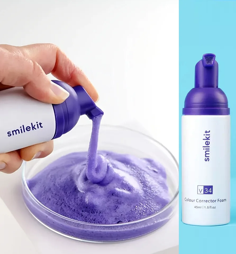 Customize 30ml home use teeth whitening products V34 private label Color Corrector Serum