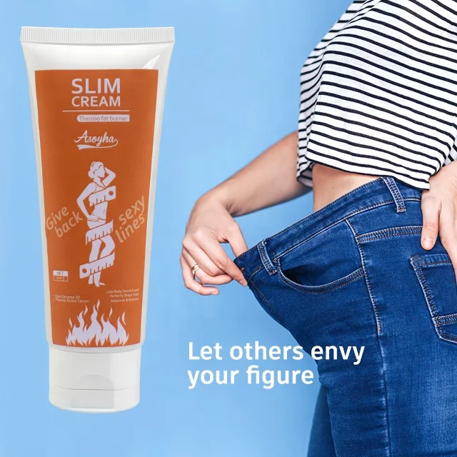 Private Label Custom Logo Natural Organic Body Weight Loss Belly Fat Burner Shaping Cellulite Burning Sweat Hot Slimming Cream