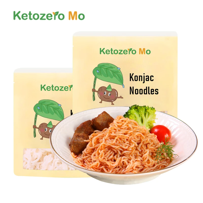 Popular Branded Healthy Low Carb Low Calories Vegetarian Diet Keto Konjac Noodle Instant Shirataki Pasta