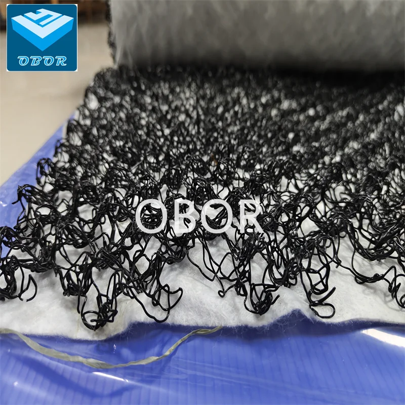 3D PP Geomat Composite Nonwoven Geotextile  UV resistant Polypropylene Three-Dimension Geomat for Slope Landscape Greening