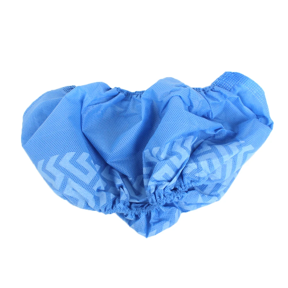 Factory Sale Waterproof Disposable non-slip Non-woven Rain Shoe Covers for industry and clean room
