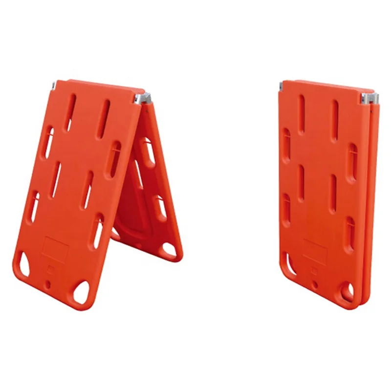 Emergency Two- Fold Plastic Spinal Spine Board Medical Ambulance Stretcher