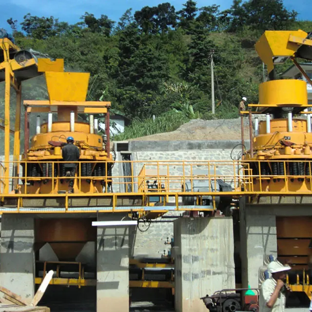Mineral spring cone crusher aggregate hard stone spring cone crusher compound spring china cone stone crusher machinery