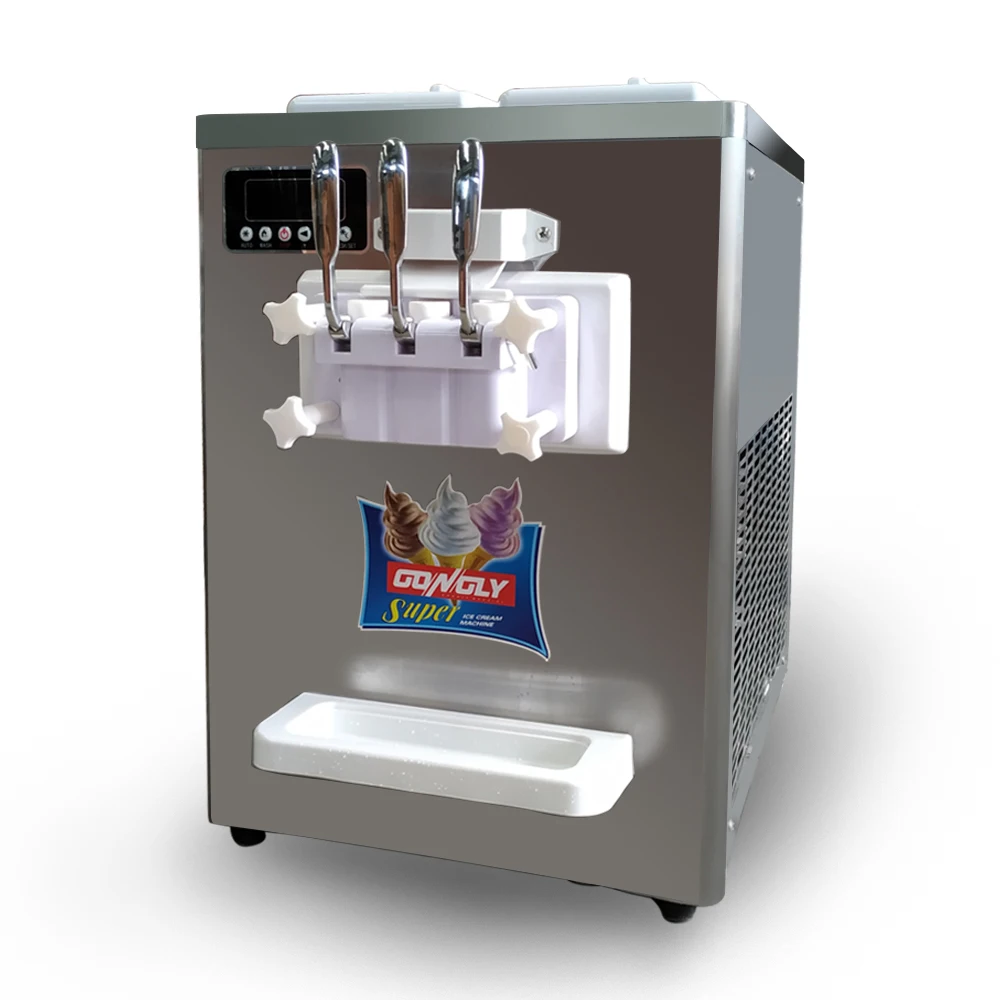 Long Service Life Catering Commercial Equipment Auto Pre-Cooling Ice Cream Machine Maquina Para Hacer Helados With Best Price
