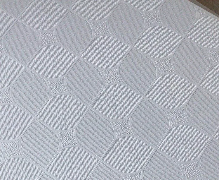 Waterproof PVC Laminated Gypsum Ceiling Tiles/ PVC Gypsum Ceiling Board for Decor