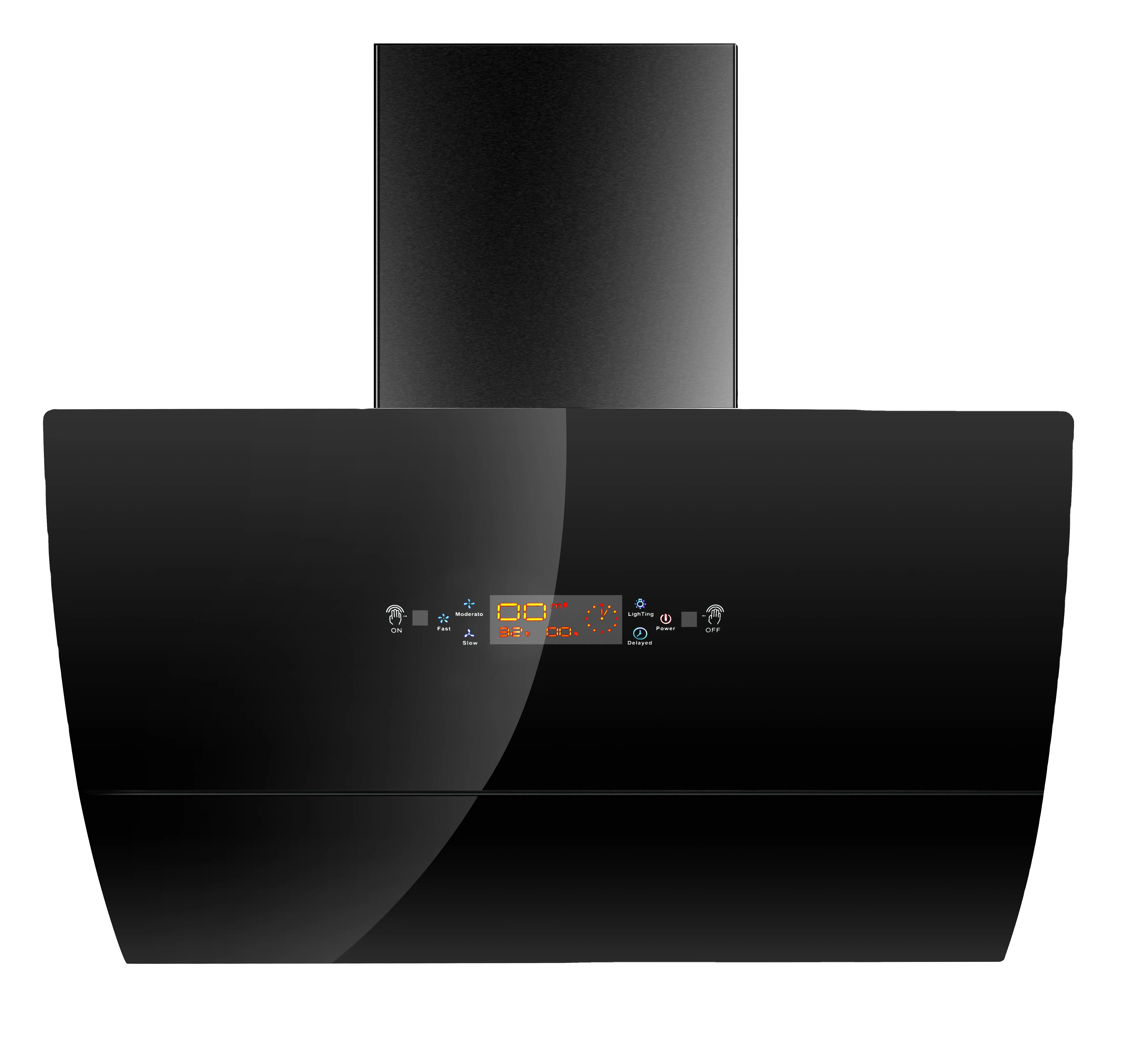 Automatic open Black Range hood kitchen vent hood