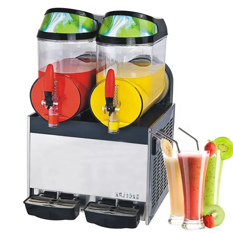 Commercial slushy machine 15L Tank Margarita Machine Stainless Steel Slush Frozen Drink Machine for sale