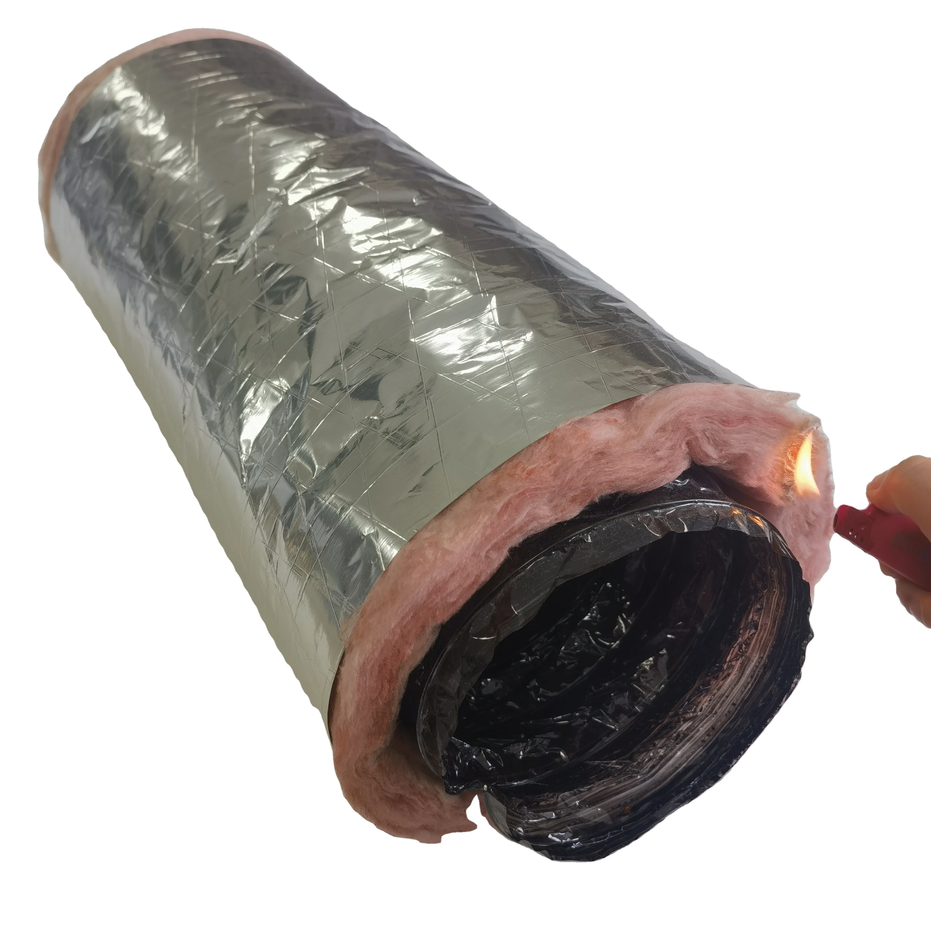 8 inch Insulated Flexible Duct 25 Feet Long R4.2,Insulation AC Flex Duct air duct
