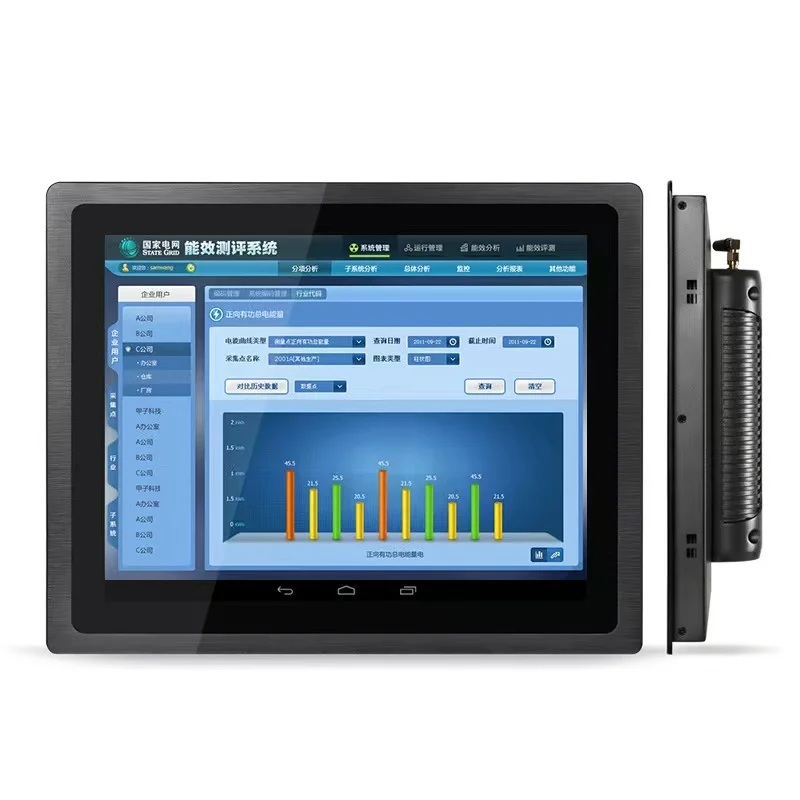 15.6-inch industrial all in one computers ip65 waterproof industrial panel pc 10 point capacitive VGA industrial panel pc