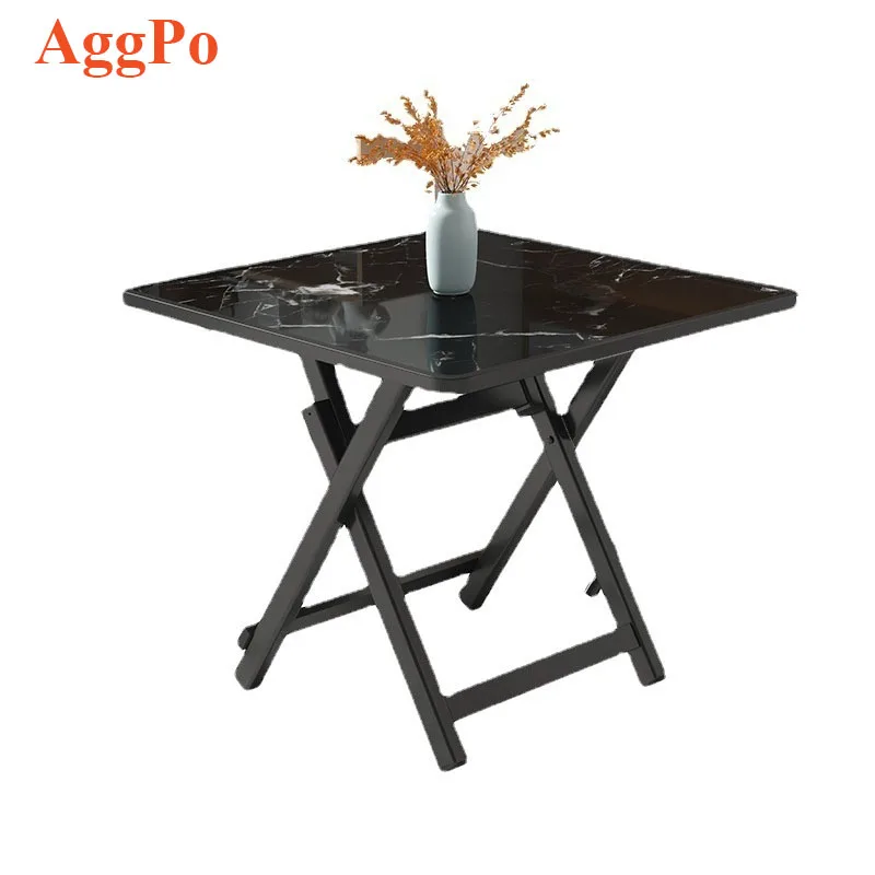 Portable Foldable Dining Table - Kitchen Table Space Saving Drop Dinner Table for Motorhome