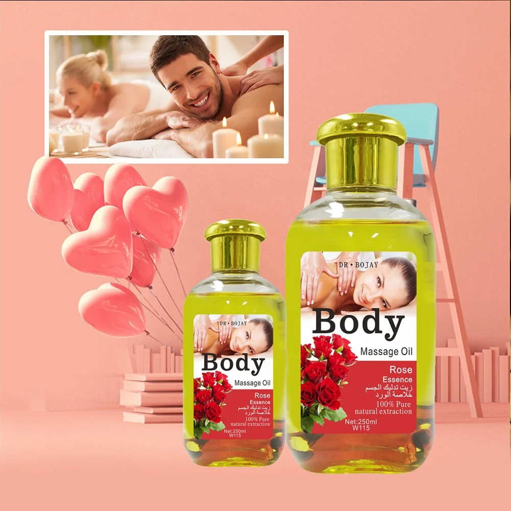 Wholesale Private Label 100% Pure Natural Organic Rose Massage Hair Face  For weight loss Relax Body Care Essential Oil (new)