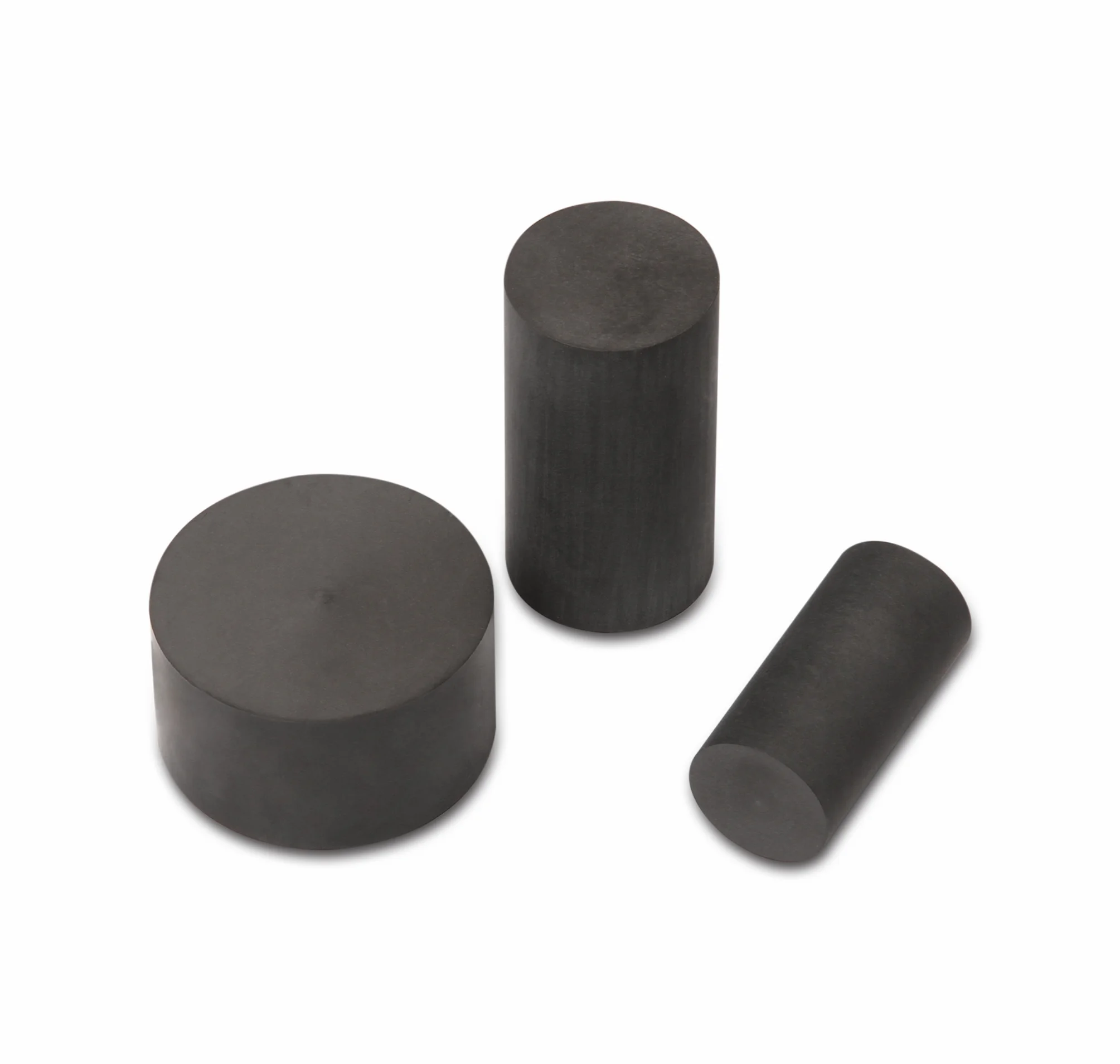 Wear Resistant Different Thicknesses Fluoroplastic Compositions Blanks Custom Size PTFE+Carbon Fiber 20% Rod