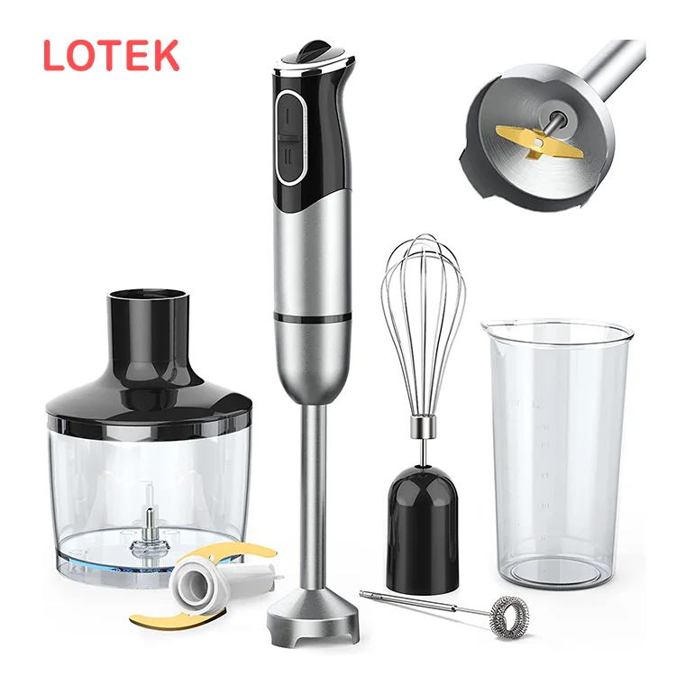 Household 400W DC MOTOR Free spare parts Electric Immersion Hand Blender