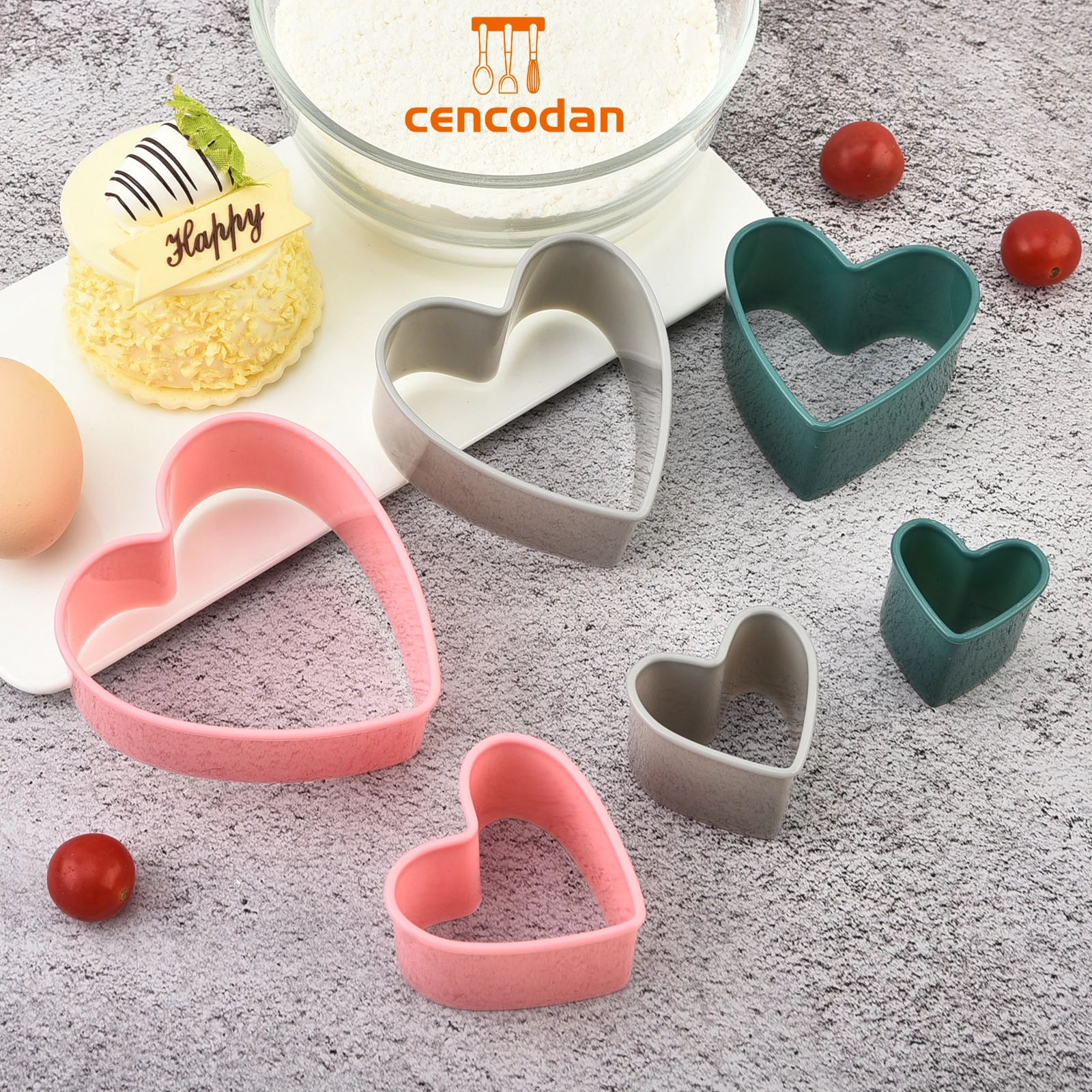 Plastic PP Cookie Cutter Mold Set 23pcs Biscuit Mould Tools