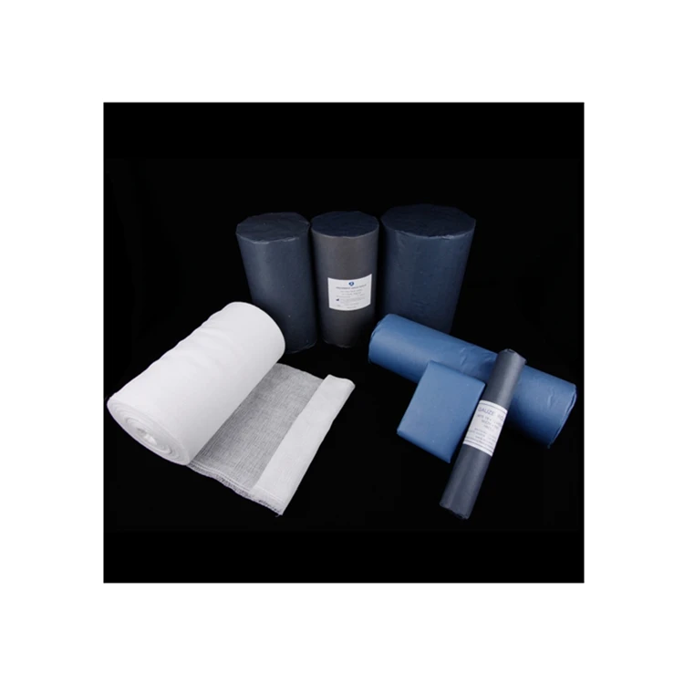 
factory medical surgical soft non woven gauze bandage roll 