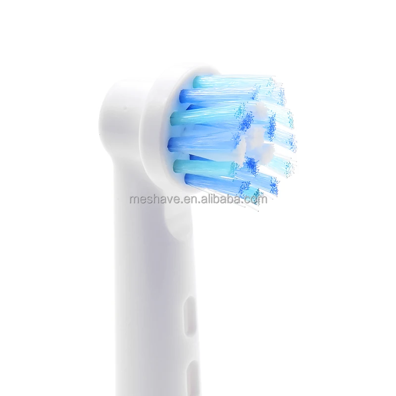 4pcs Pack Replacement Dupont Nylon Soft Bristle Electric Toothbrush Removable Heads Bamboo Handled Battery Powered Unit Kids