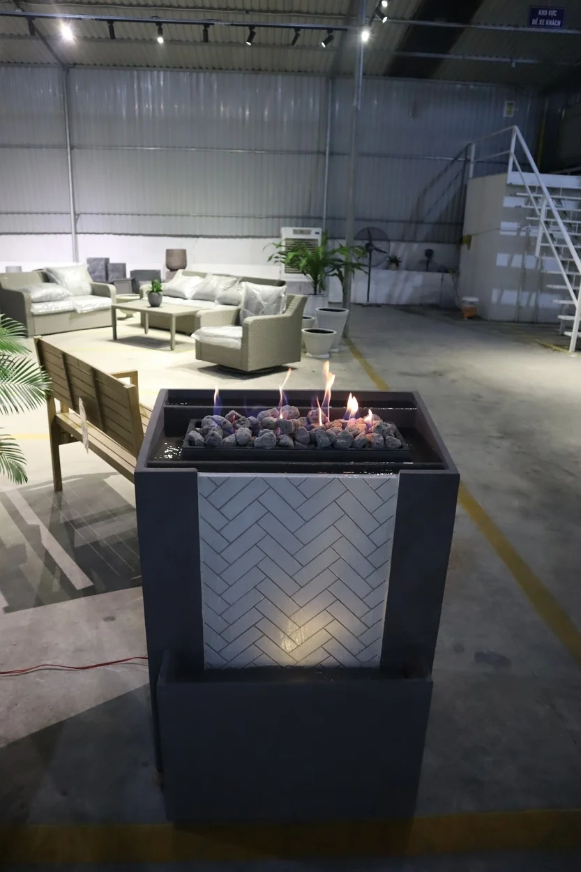 Бетонный цементный горшок с цветочным дизайном светлые композитные волокна глиняный цветочный полистоновые садовые декоративные горшки