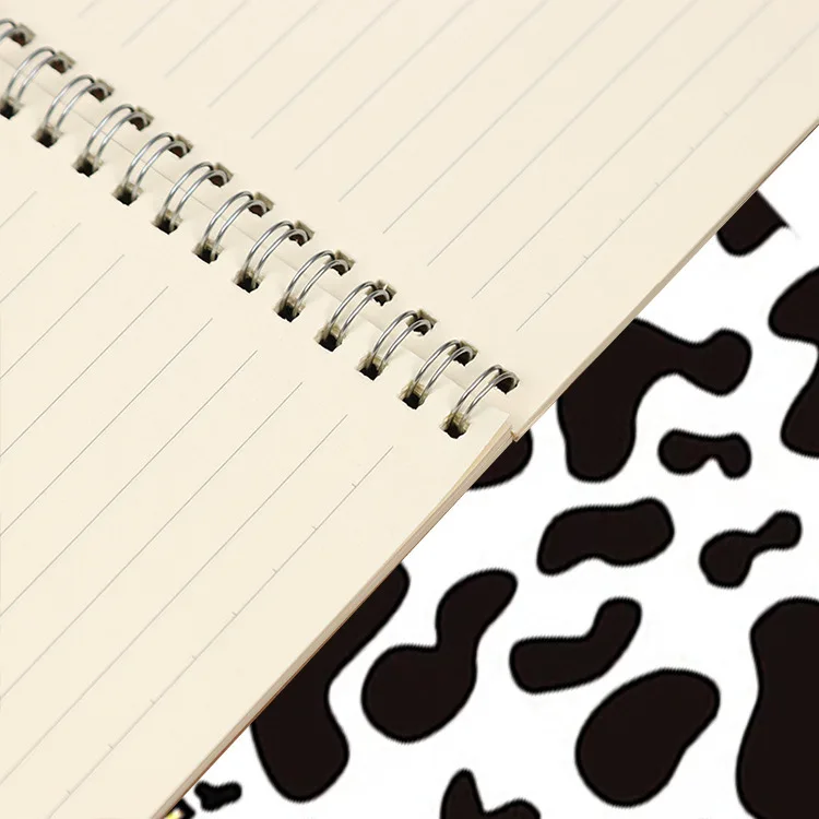 A5 Kawaii personalizados cuadernos para estudiantes espiral cuadernos universitarios leopard print notebook