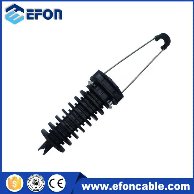 PA1500 Dead End Clamp Plastic tension clamp wedge type anchor clamp for adss cable