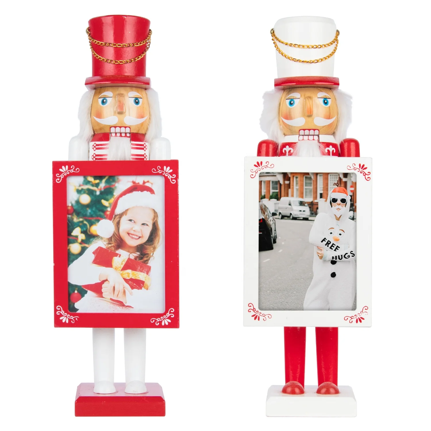 photo picture frame wood nutcracker pattern christmas decoration ornament nutcracker 30 cm 38cm
