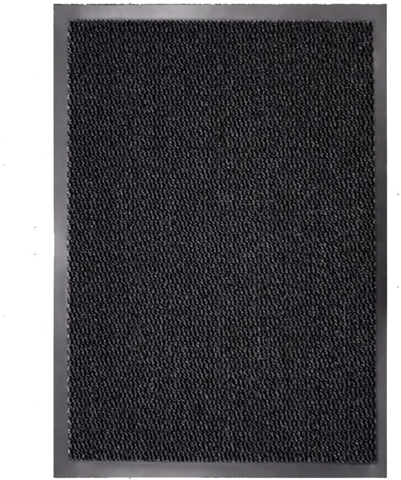 PVC Backing Tufted Mat Home Hotel Wind-Preventing Blowing-Away Resistant Waterproof Washable Outdoor Door mat Anti-Slip Doormat