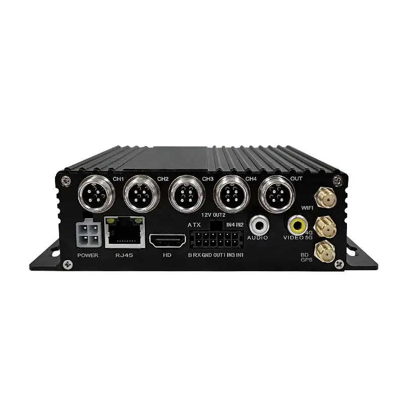 New arrival 2020 gps tracking 4 channel 8 channel mobile dvr rj45 3G 4G WIFI GPS optional for heavy duty vehicle