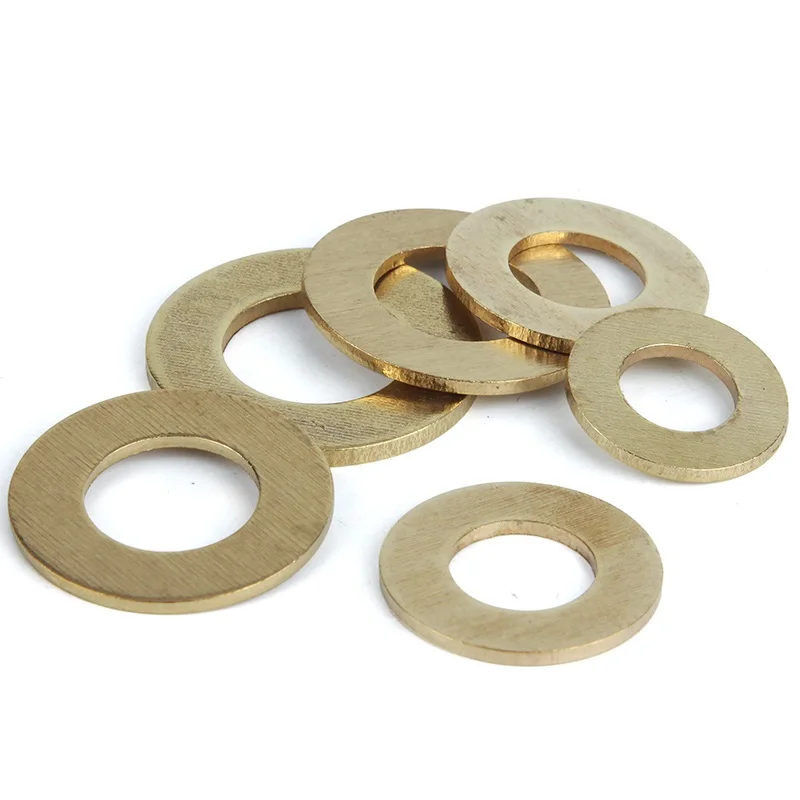 Customized High Precision Brass Copper Bronze Brass Flat Washer