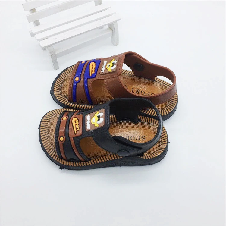 
Promotion wholesales baby boy pvc prewalker anti-skid 2020 summer beach shoes kids children sandals for boys 